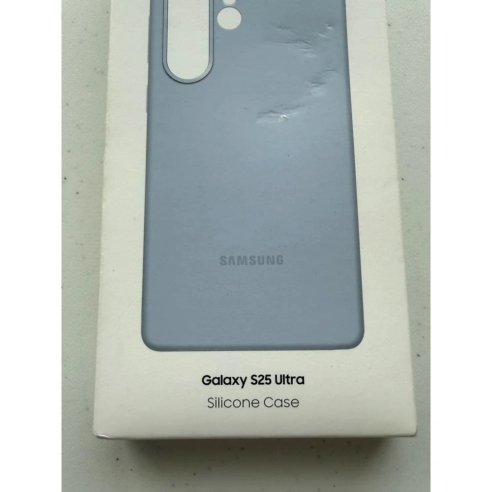 Original Samsung Silicone Cover Case Galaxy S25 Ultra EF-PS938CLEGUS Light Blue